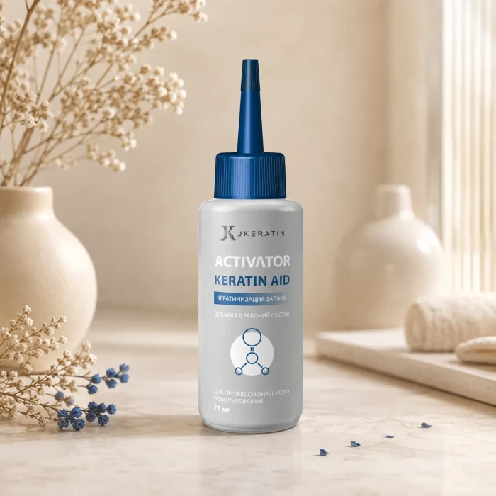 Jkeratin Activator Keratin Aid — Капли-нейтрализатор для устранения запаха и дыма при кератиновом выпрямлении и ботоксе