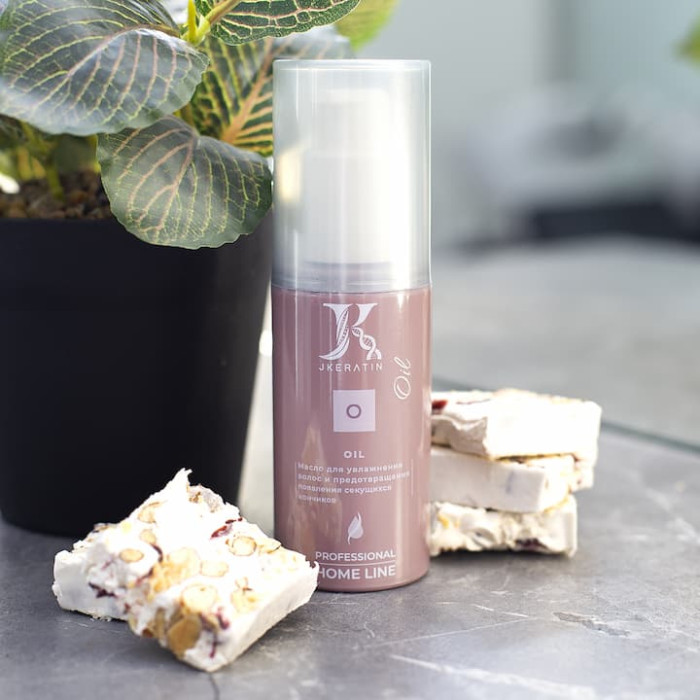 Jkeratin Oil Масло — Масло для увлажнения волос и предотвращения секущихся кончиков с натуральными маслами и витамином E 