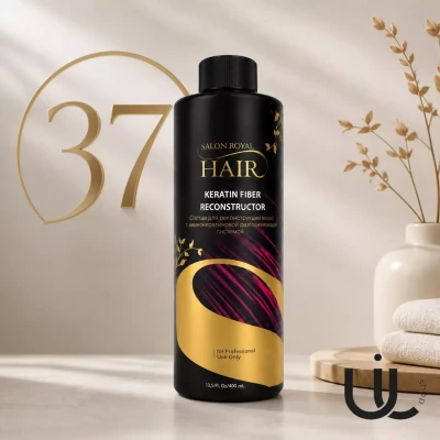 Salon Royal Hair Keratin Fiber Reconstructor (37) — аминокератиновое разглаживание для тонких и вьющихся волос
