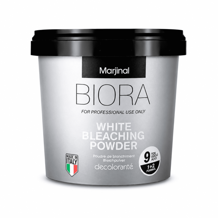Marjinal Biora White Bleaching Powder — белая обесцвечивающая пудра до 9 тонов