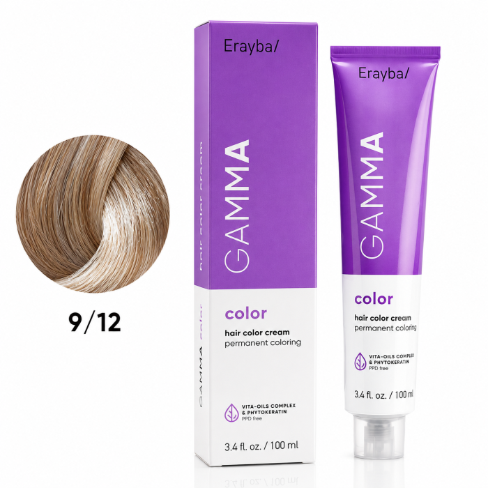Erayba Gamma Color Hair Color Cream — профессиональный перманентный краситель для волос