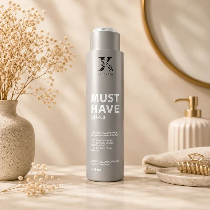 Jkeratin Must Have pH 4.0 — шампунь-стабилизатор для завершения процедур