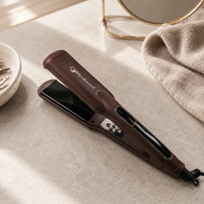 Gera Professional Titanium Tourmaline Elite GP-1085 — утюжок с широкими титановыми пластинами