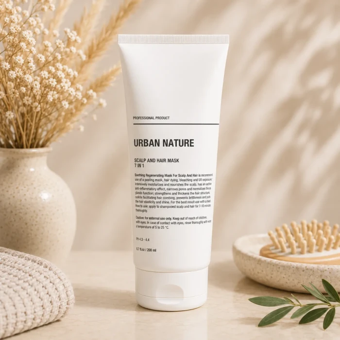 Urban Nature Scalp and Hair Mask 7-in-1 - Маска для кожи головы и волос 7 в 1