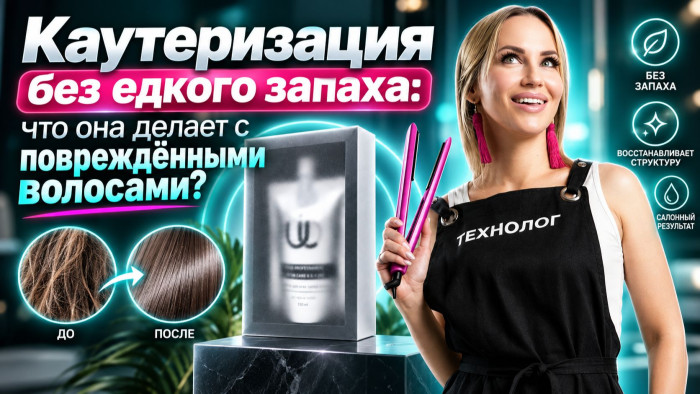 Набор «Каутеризация» — профессиональный набор для каутеризации и глянцевого восстановления волос