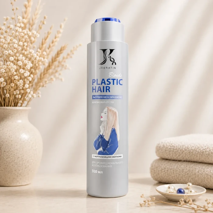 JKeratin Plastic Hair Blonde — Кератин для выпрямления осветленных и пористых волос с нейтрализацией желтизны
