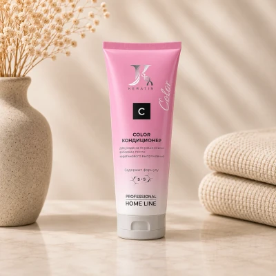 Jkeratin COLOR кондиционер после кератинового выпрямления, для окрашенных волос  