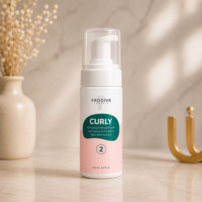 Prodiva CURLY Fixator Step 2 — Нейтрализатор для фиксации прикорневого объема и завивки волос (фиксирующий крем) 