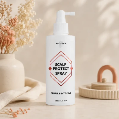 Prodiva SCALP PROTECT SPRAY — Спрей для защиты кожи головы при хим. процедурах (окрашивание, завивка, прикорневой объем) 