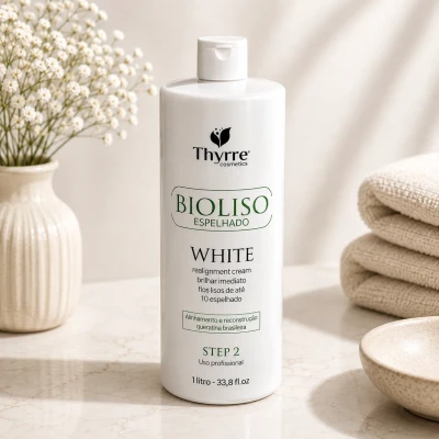 Thyrre Bioliso White — Премиальная нанопластика для глубокого выпрямления и восстановления поврежденных волос