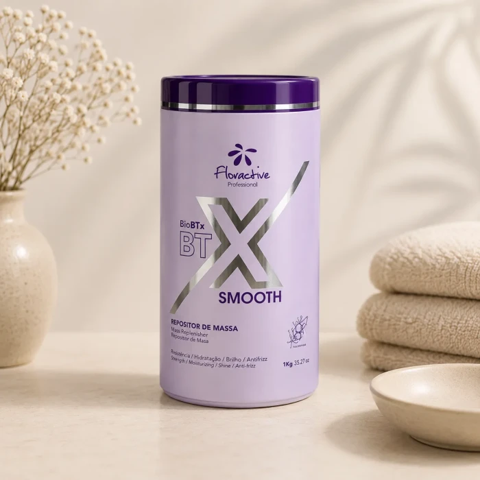 Floractive BTX Smooth — био ботокс для блонда с тонирующим фиолетовым пигментом