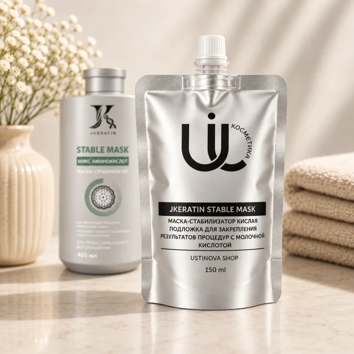 Jkeratin Stable Mask — Маска-стабилизатор кислая подложка для закрепления результатов процедур с молочной кислотой 
